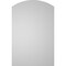 Ekena Millwork Arch Top Surface Mount PVC Gable Vent: Functional, w/ 3-1/2"W x 1"P Standard Frame, 18"W x 28"H GVPAR18X2801SF - alternate 4
